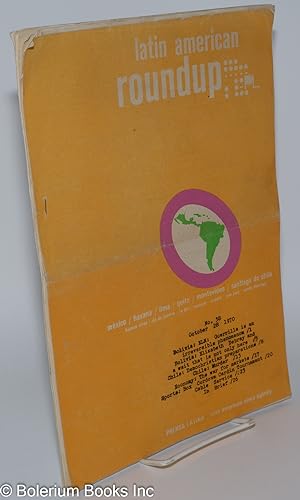 Imagen del vendedor de Latin American Roundup, No. 38 (October 28 1970) a la venta por Bolerium Books Inc.