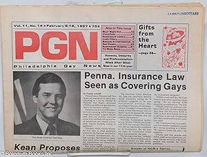 Seller image for PGN: Philadelphia Gay News; vol. 11, #14, Feb. 6-12, 1987: Penna. Insurance Law Seen as Covering Gays for sale by Bolerium Books Inc.