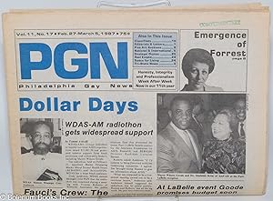 Immagine del venditore per PGN: Philadelphia Gay News; vol. 11, #17, Feb. 27-Mar. 5, 1987: Fauci's Crew: Most Conspicuous of Foot-Draggers venduto da Bolerium Books Inc.