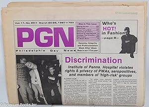 Imagen del vendedor de PGN: Philadelphia Gay News; vol. 11, #20, Mar. 20-26, 1987: Discrimination a la venta por Bolerium Books Inc.