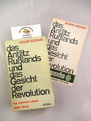 Das Antlitz Russlands und das Gesicht der Revolution : Aus meinem Leben. 1884 - 1922. Die Bücher ...