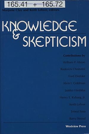 Seller image for Knowledge and Skepticism for sale by avelibro OHG