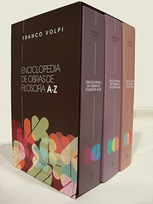 Bild des Verkufers fr Enciclopedia de obras de filosofa zum Verkauf von Imosver