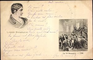 Ansichtskarte / Postkarte Lucien Bonaparte, Le 18 Brumaire 1799