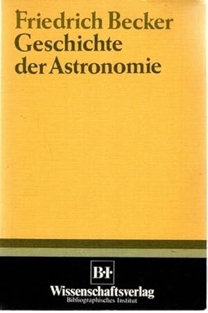 Geschichte der Astronomie.