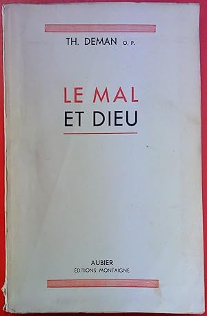 Bild des Verkufers fr Le Mal et Dieu zum Verkauf von biblion2