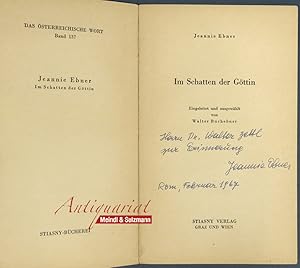 Im Schatten der Göttin. Eingeleitet und ausgewählt von Walter Buchebner.