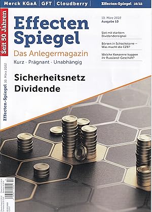 Bild des Verkufers fr Effecten-Spiegel 10/22 zum Verkauf von Buchhandlung & Antiquariat Rother