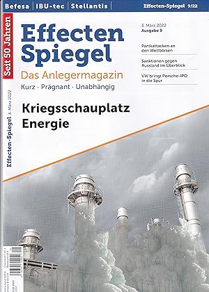 Seller image for Effecten-Spiegel 9/22 for sale by Buchhandlung & Antiquariat Rother