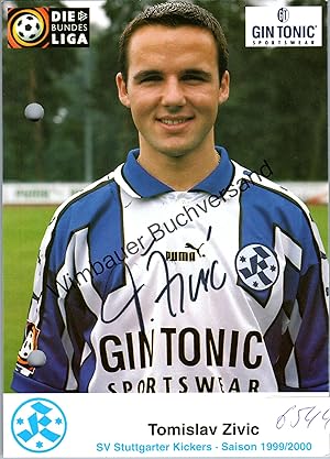 Immagine del venditore per Original Autogramm Tomislav Zivic Stuttgarter Kickers/// Autograph signiert signed signee venduto da Antiquariat im Kaiserviertel | Wimbauer Buchversand