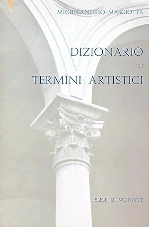Imagen del vendedor de Dizionario di termini artistici a la venta por Librodifaccia