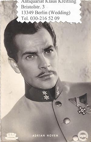 Adrian Hoven - Österreichischer Schauspieler ( 1922 - 1981 )
