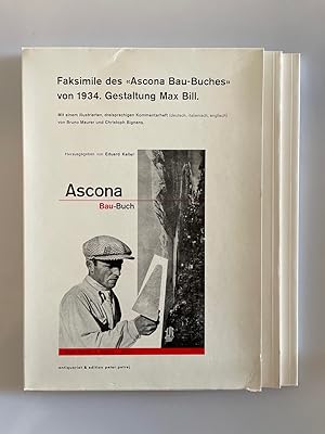 Imagen del vendedor de Faksimile des Ascona Bau-Buches. Ascona Bau-Buch. Mit einem dreisprachigen Kommentarheft (Manifest des Neuen Regionalismus - von Bruno Maurer / Max Bill als Typograf - von Christoph Bignens). a la venta por Wissenschaftl. Antiquariat Th. Haker e.K