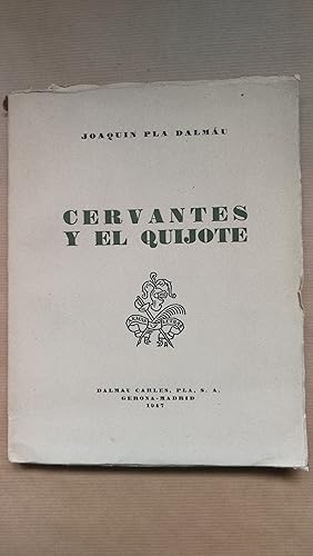 Seller image for Cervantes y El Quijote. Material para el desarrollo de tres conferencias escolares. for sale by LIBRERIA ANTICUARIA LUCES DE BOHEMIA