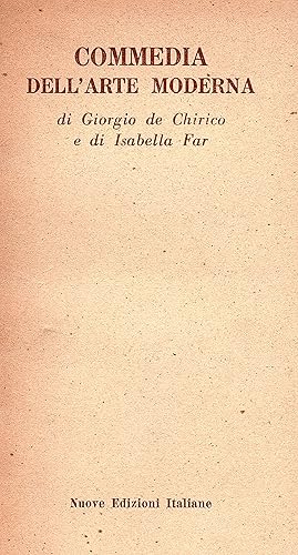 Seller image for Commedia dell'arte moderna for sale by Gilibert Libreria Antiquaria (ILAB)