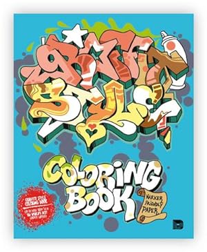Bild des Verkufers fr Graffiti Style Coloring Book zum Verkauf von Smartbuy