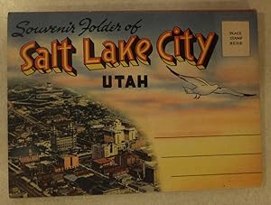 Seller image for VTG SALT LAKE CITY UTAH TRAVEL SOUVENIR PICTURE FOLDER 18 POSTCARDS NEVER MAILED for sale by ROXY'S READERS