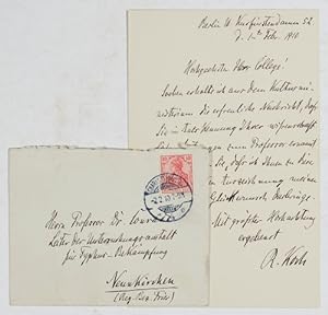 ALS - Eigenhändiger Brief mit Unterschrift an Heinrich Conradi.