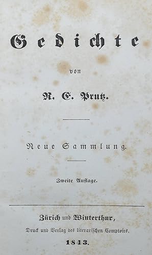 Seller image for Gedichte. Neue Sammlung. for sale by Antiquariat Haufe & Lutz