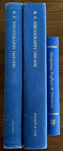 Bild des Verkufers fr Three volumes of bibliographies of British Columbia published by University of Victoria. Vol. 1 Traffiques & Discoveries 1774-1848 ; Years of Growth 1900-1950 ; Navigations, Laying the Foundations 1849-1899 zum Verkauf von Lord Durham Rare Books (IOBA)