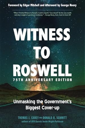 Immagine del venditore per Witness to Roswell : Unmasking the Government's Biggest Cover-up venduto da GreatBookPrices