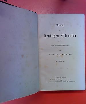 Bild des Verkufers fr Geschichte der deutschen Literatur von den ltesten Zeiten bis auf die Gegenwart. Fnfte Auflage. zum Verkauf von biblion2