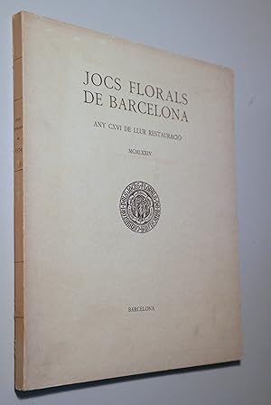 Imagen del vendedor de JOCS FLORALS DE BARCELONA MXMLXXIV (1974) - Barcelona 1975 a la venta por Llibres del Mirall