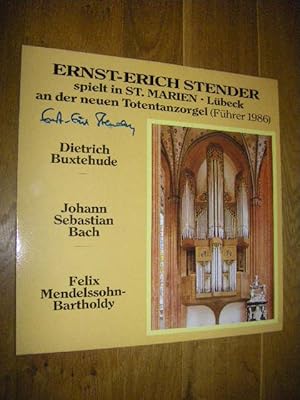 Ernst-Erich Stender spielt in St. Marien, Lübeck an der neuen Totentanzorgel (Führer 1986) (LP) (...