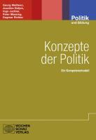 Seller image for Konzepte der Politik for sale by moluna