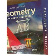 Imagen del vendedor de Geometry Concepts And Skills - Teacher's Edition a la venta por eCampus