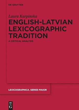 Immagine del venditore per English-Latvian Lexicographic Tradition venduto da moluna