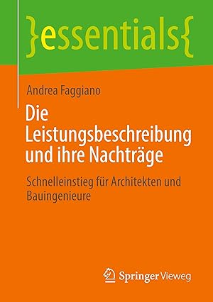 Seller image for Die Leistungsbeschreibung und ihre Nachtraege for sale by moluna