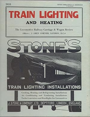 Imagen del vendedor de Train Lighting and Heating a la venta por Anvil Books