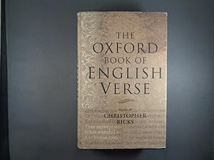 Imagen del vendedor de The Oxford Book of English Verse a la venta por Strawberry Hill Books