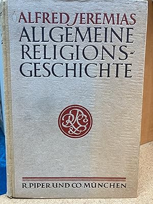 Immagine del venditore per Allgemeine Religions-Geschichte venduto da Regent College Bookstore