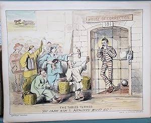 Original Hand-colored Lithograph - "The Tables Turned"