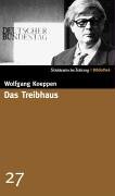 Seller image for Das Treibhaus. SZ-Bibliothek Band 27 for sale by Preiswerterlesen1 Buchhaus Hesse