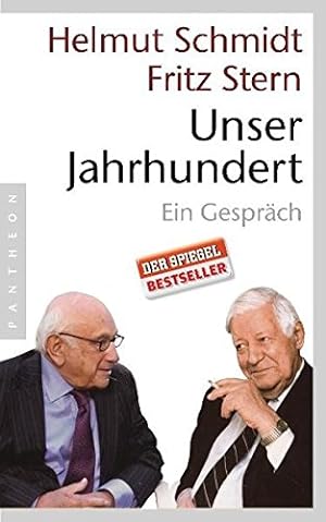 Seller image for Unser Jahrhundert: Ein Gesprch for sale by Preiswerterlesen1 Buchhaus Hesse