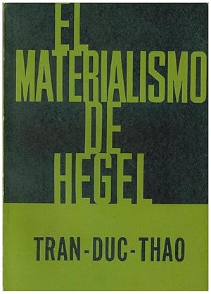 Immagine del venditore per El Materialismo De Hegel (Spanish Edition) venduto da Von Kickblanc