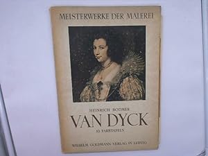 Bild des Verkufers fr Meisterwerke der Malerei Van Dyck 10 Farbtafeln zum Verkauf von Das Buchregal GmbH