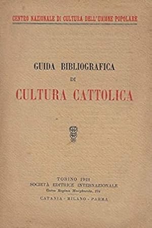 Immagine del venditore per Guida bibliografica di cultura cattolica. venduto da FIRENZELIBRI SRL