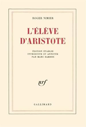 Seller image for L'lve d'Aristote for sale by Chapitre.com : livres et presse ancienne