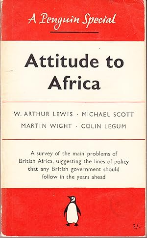 Image du vendeur pour Attitude to Africa mis en vente par John Thompson