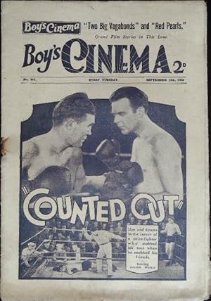 Boy's' Cinema Magazine September 13th 1930 Johnnie Walker in "Counted Out"