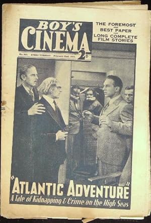 Boy's Cinema Magazine February 22nd 1936 Lloyd Nolan in "Atlantic Adventure"