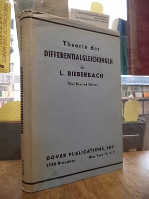 Theorie der Differentialgleichungen - Vorlesungen aus dem Gesamtgebiet der gewöhnlichen und der p...