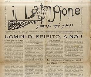 LAMPIONE (IL) si accende ogni sabato. Anno II, n. 24. Firenze, 11 giugno 1910.