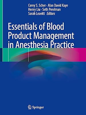 Seller image for Essentials of Blood Product Management in Anesthesia Practice for sale by moluna