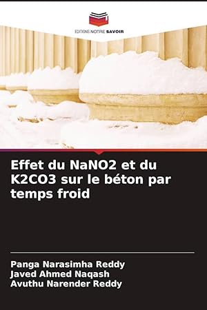 Bild des Verkufers fr Effet du NaNO2 et du K2CO3 sur le bton par temps froid zum Verkauf von moluna