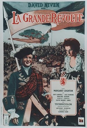 LA GRANDE RÉVOLTE (BONNIE PRINCE CHARLIE) Réalisé par Anthony KIMMINS en 1948 avec David NIVEN, M...